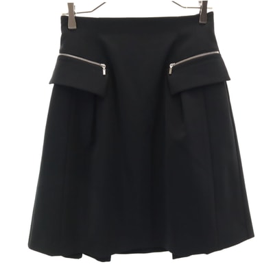 FOXEY NEW YORK フォクシーニューヨーク 日本製 ミディスカート 40 ブラック