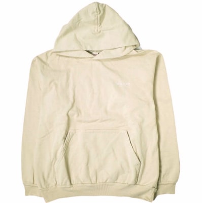 SPORTY&RICH スポーティーアンドリッチ アメリカ製 ロゴ刺繍 スウェットプルオーバーパーカー 1212-343-7043 L ベージュ 裏毛 トップス g20322