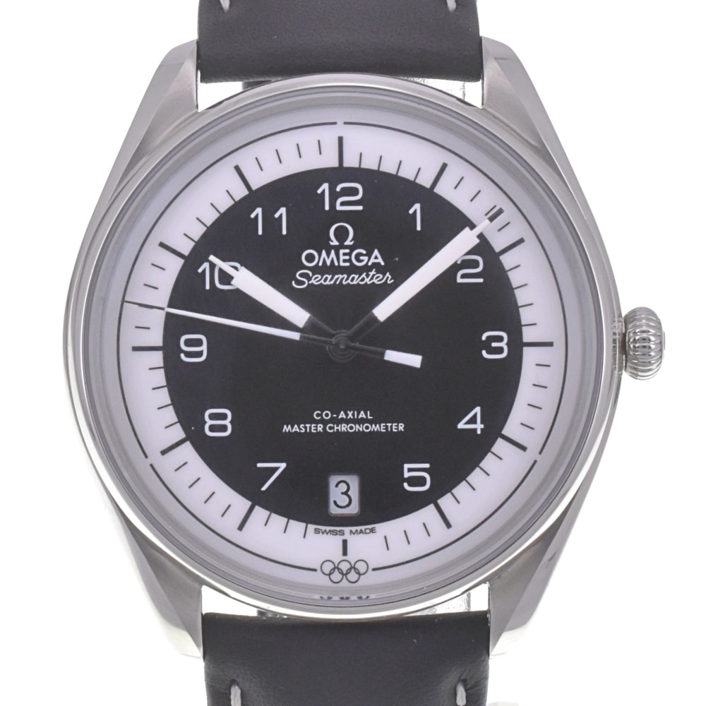 値下 オメガ OMEGA 522.32.40.20.01.003 シーマスター オリンピック オフィシャルタイムキーパー メンズ 美品 箱・保証書付 C#142080