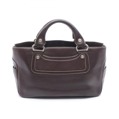 セリーヌ CELINE ブギーバッグ ハンドバッグ バッグ レザー レディース ブラウン系 134023 【中古】