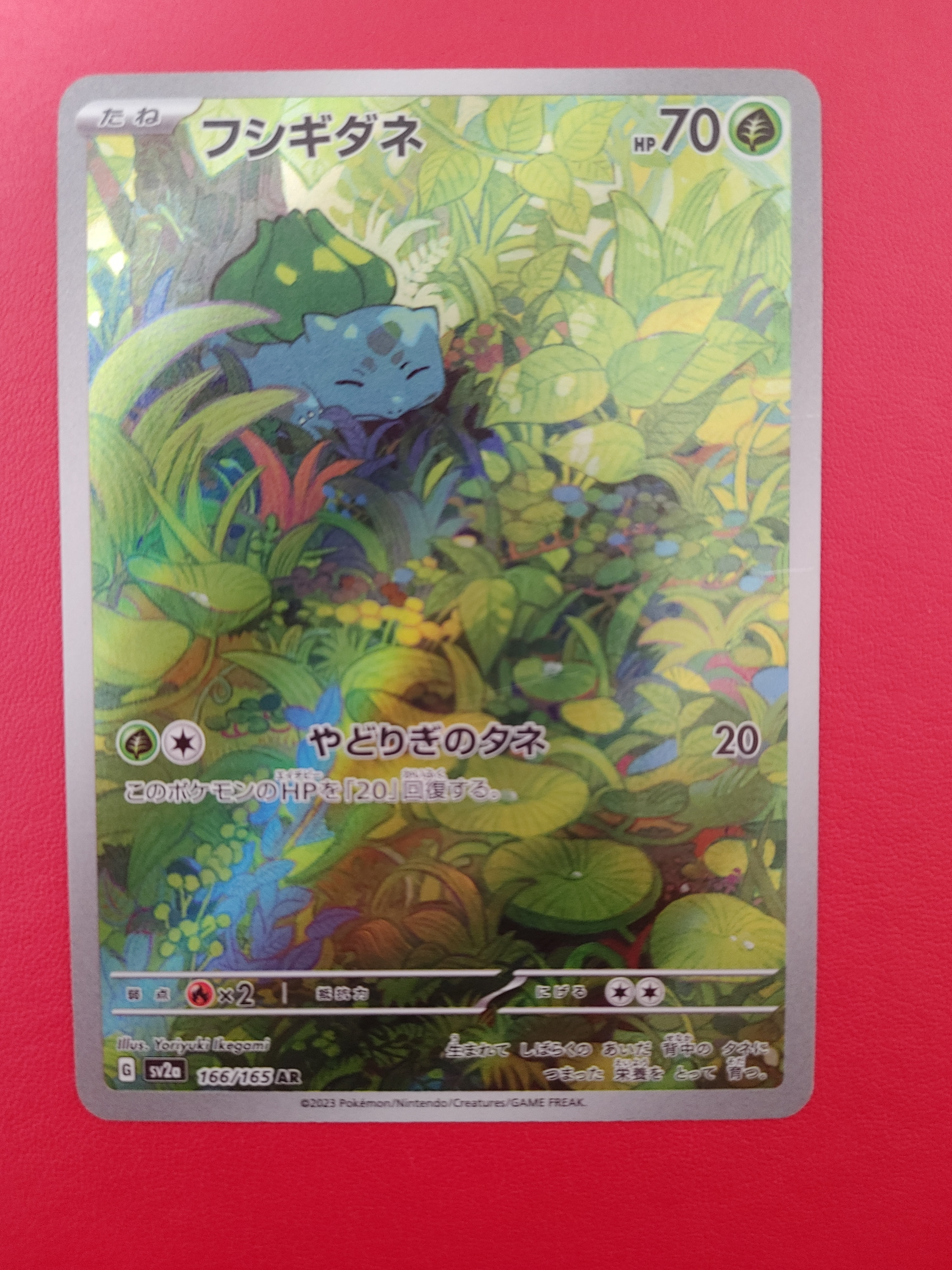 フシギダネ AR[SV2a 166/165](強化拡張パック「ポケモンカード151」)