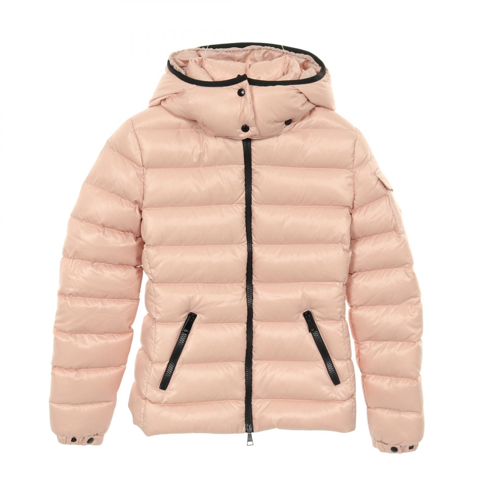 モンクレール MONCLER BADY ダウンジャケット 衣料品 アウター ナイロン レディース ピンク系 【中古】