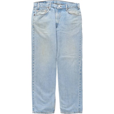 古着 90年代 リーバイス Levi's 505 REGULAR FIT STRAIGHT LEG テーパードデニムパンツ USA製 メンズw35相当 ヴィンテージ/eaa663637