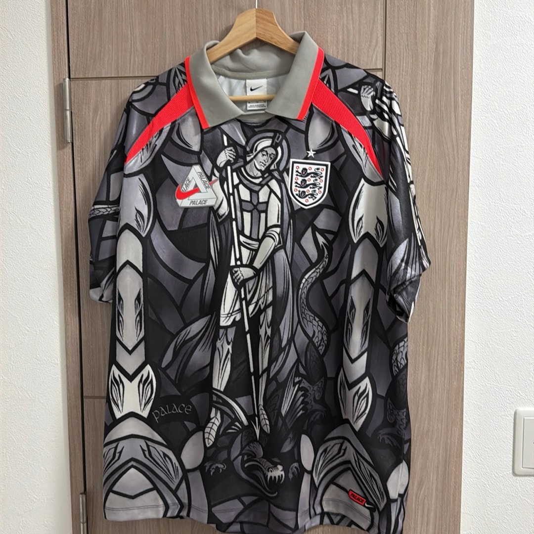 Nike x PALACE X2 World Cup Short-Sleeve Football Jersey England "Grey"