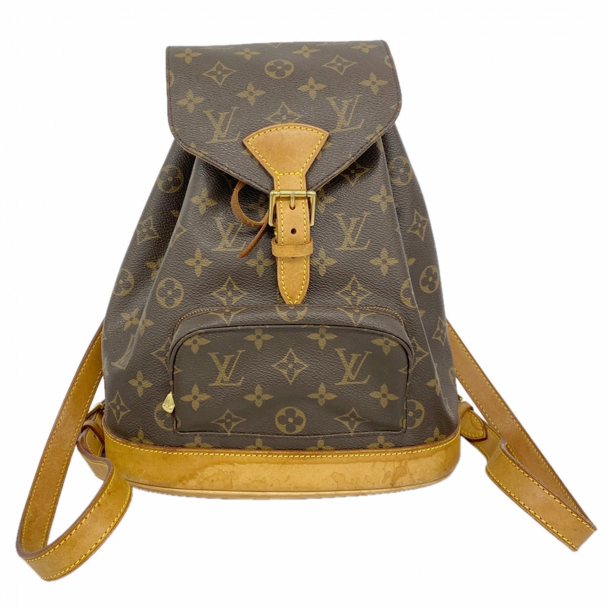 【6db1755-h】ルイヴィトン リュック・デイパック モノグラム モンスリMM M51136 ブラウン【中古】レディース