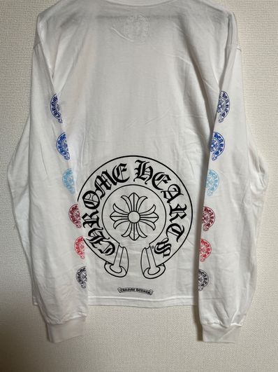 クロムハーツ ホースシュープリント 長袖tシャツ