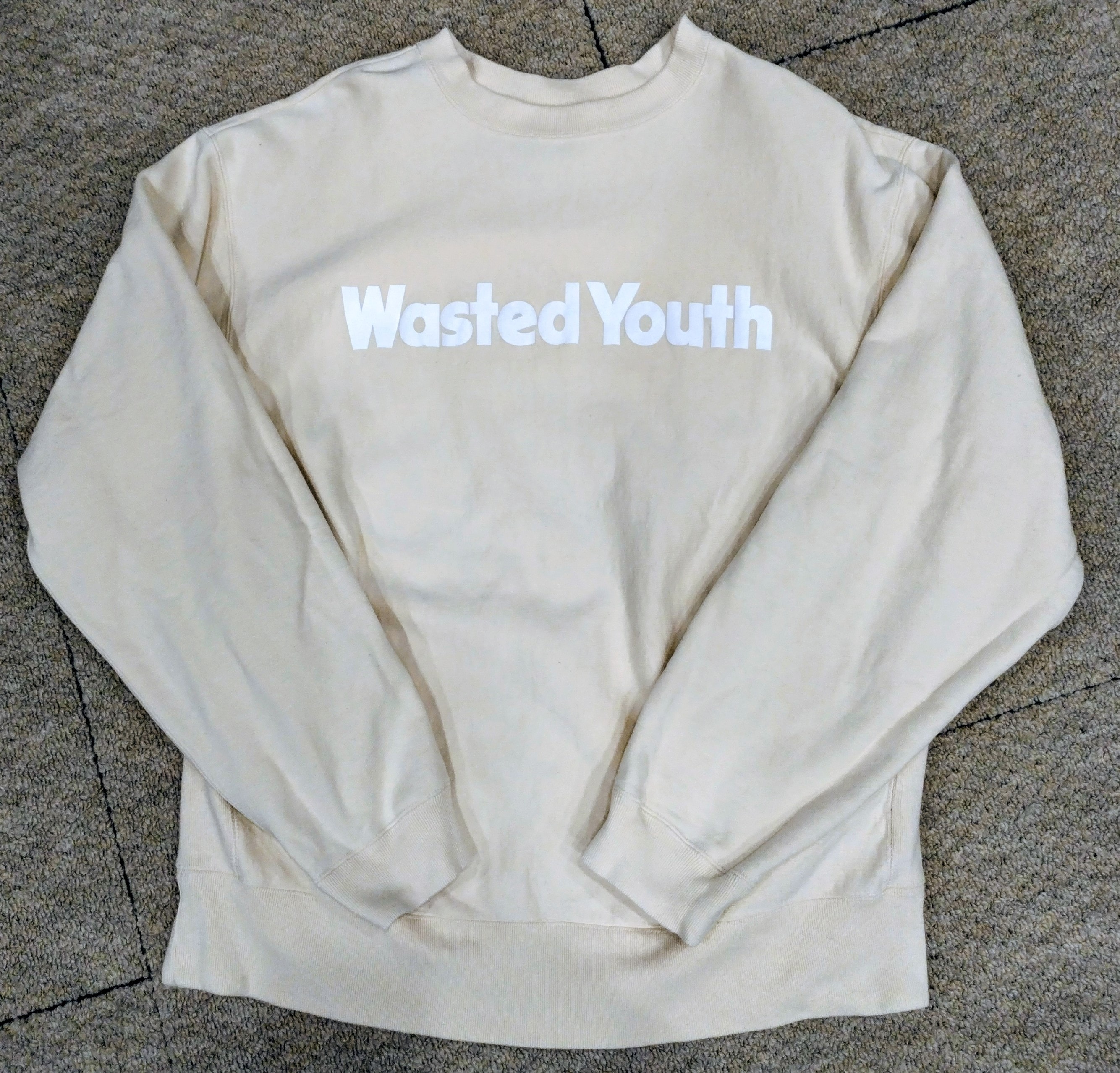 Wasted Youth Sweat Shirt "Beige" / VERDY