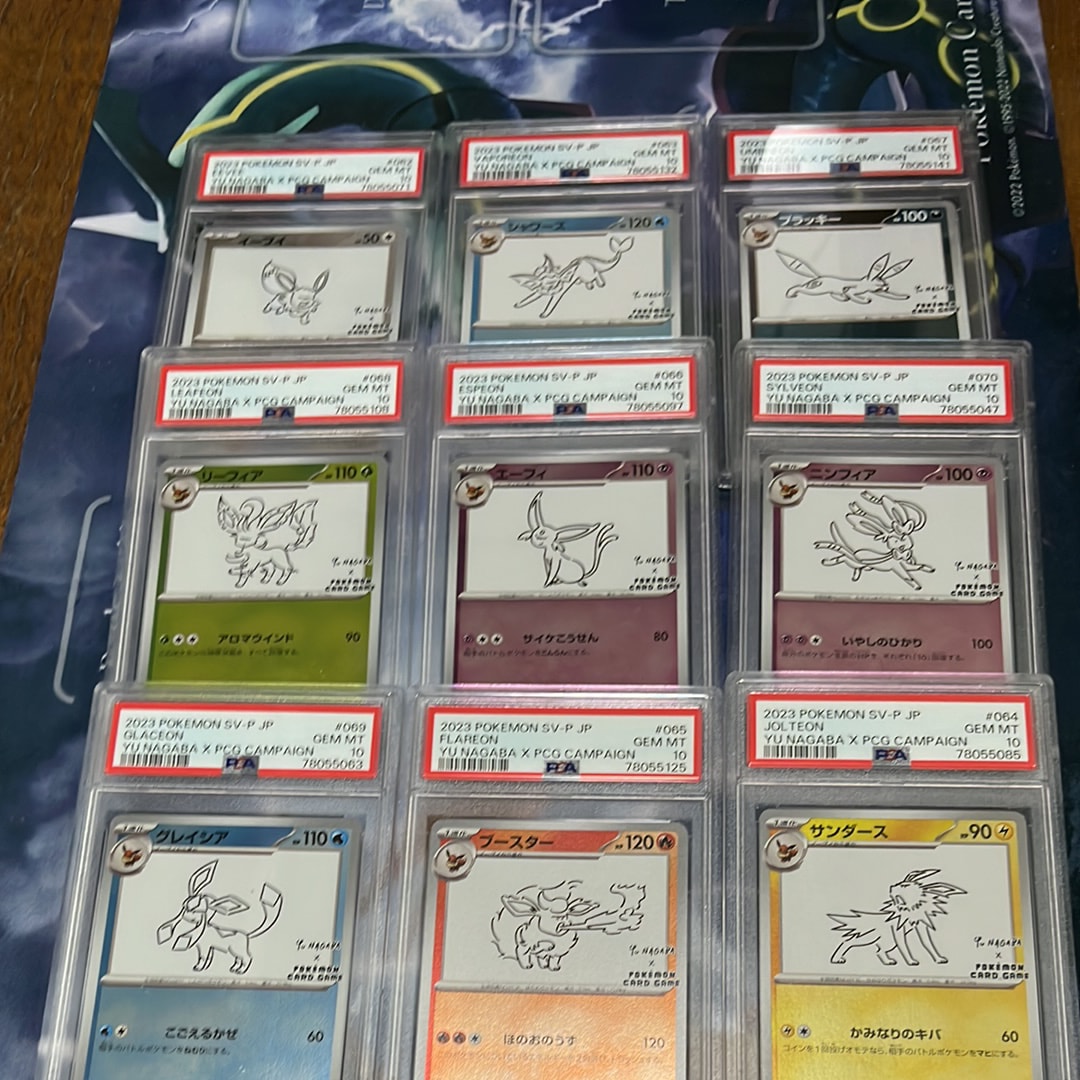 ポケモンカードゲーム YU NAGABA × ポケモンカードゲーム イーブイズ 全種セット: プロモ [SV-P ](「YU NAGABA×ポケモンカードゲーム」プロモーションカード「SV-P」)