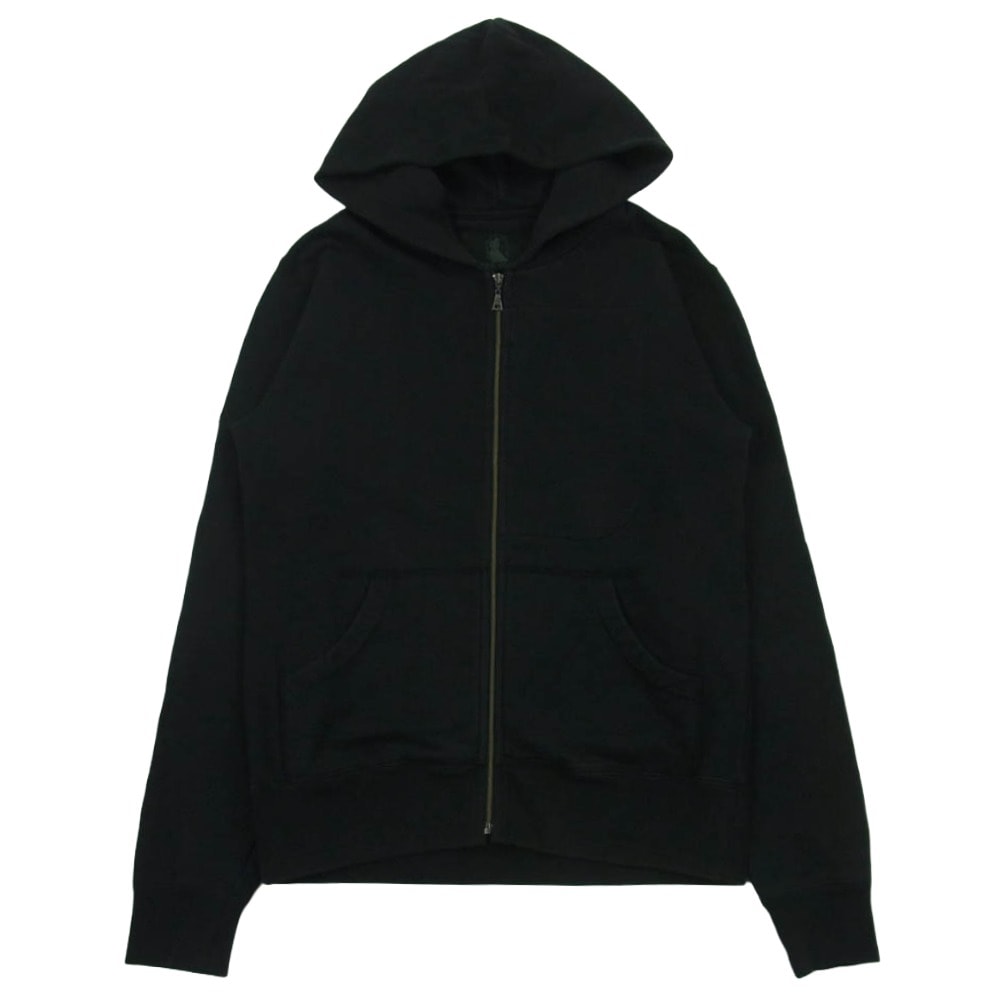 HYSTERIC GLAMOUR ヒステリックグラマー 15SS 0251CF02 ROCK PRESS pt PK ロック プレス ガールプリント フーディ パーカー ブラック系 S【中古】