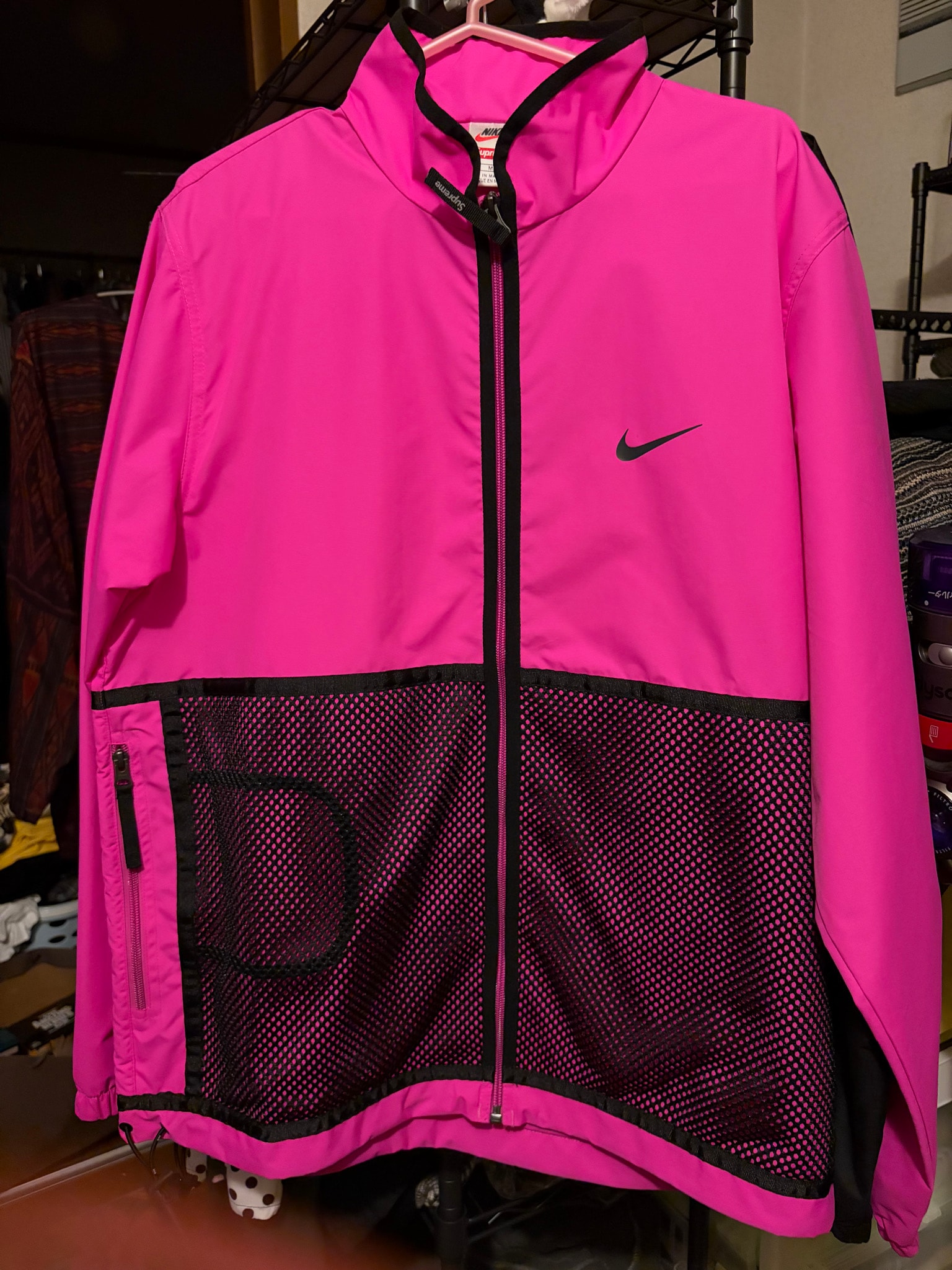 Supreme x Nike Trail Running Jacket "Pink"