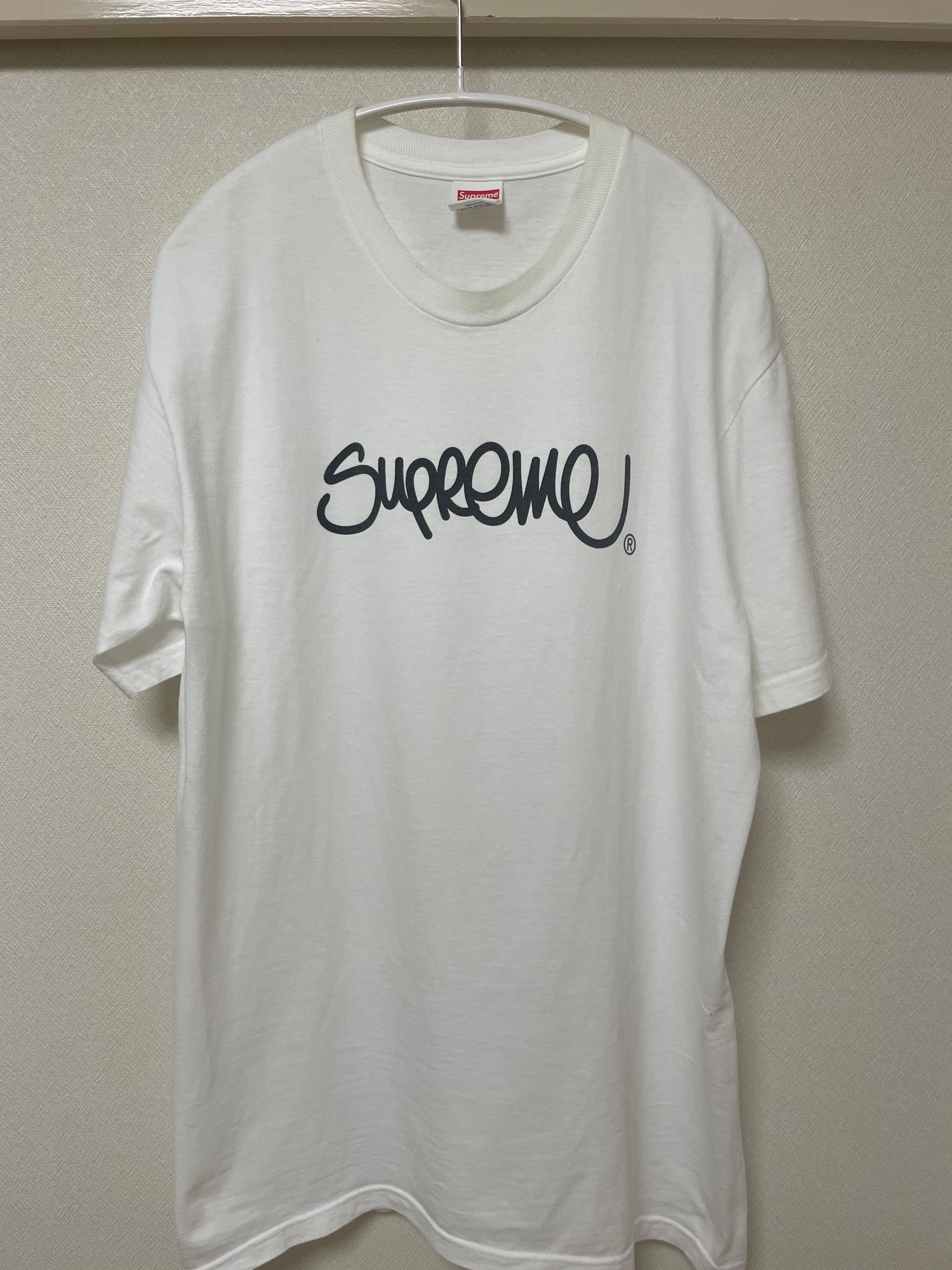 Supreme Handstyle Tee "White"