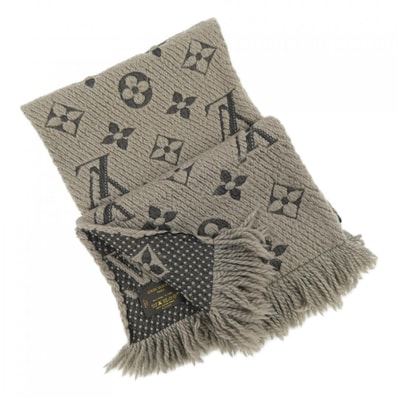 ルイヴィトン LOUIS VUITTON エシャルプ ロゴマニア M72242 MUFFLER