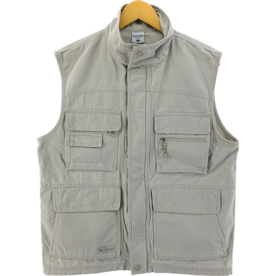 古着 00年代 コロンビア Columbia ダック フィッシングベスト メンズM相当/eaa525417