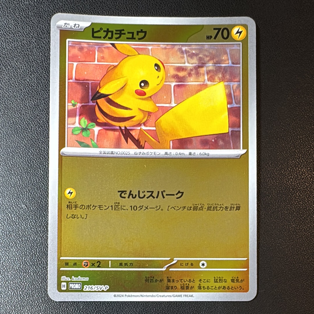 ピカチュウ P [SV-P 216](プロモカードパック「ポケカの夏がキタ!プロモカードGetキャンペーン!」)
