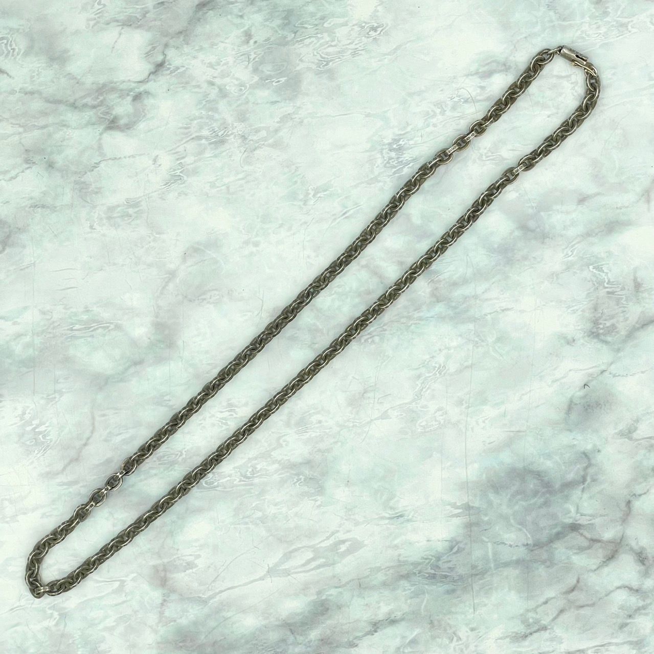 Chrome Hearts Paper Chain Necklace 50cm (20inch) "Silver"