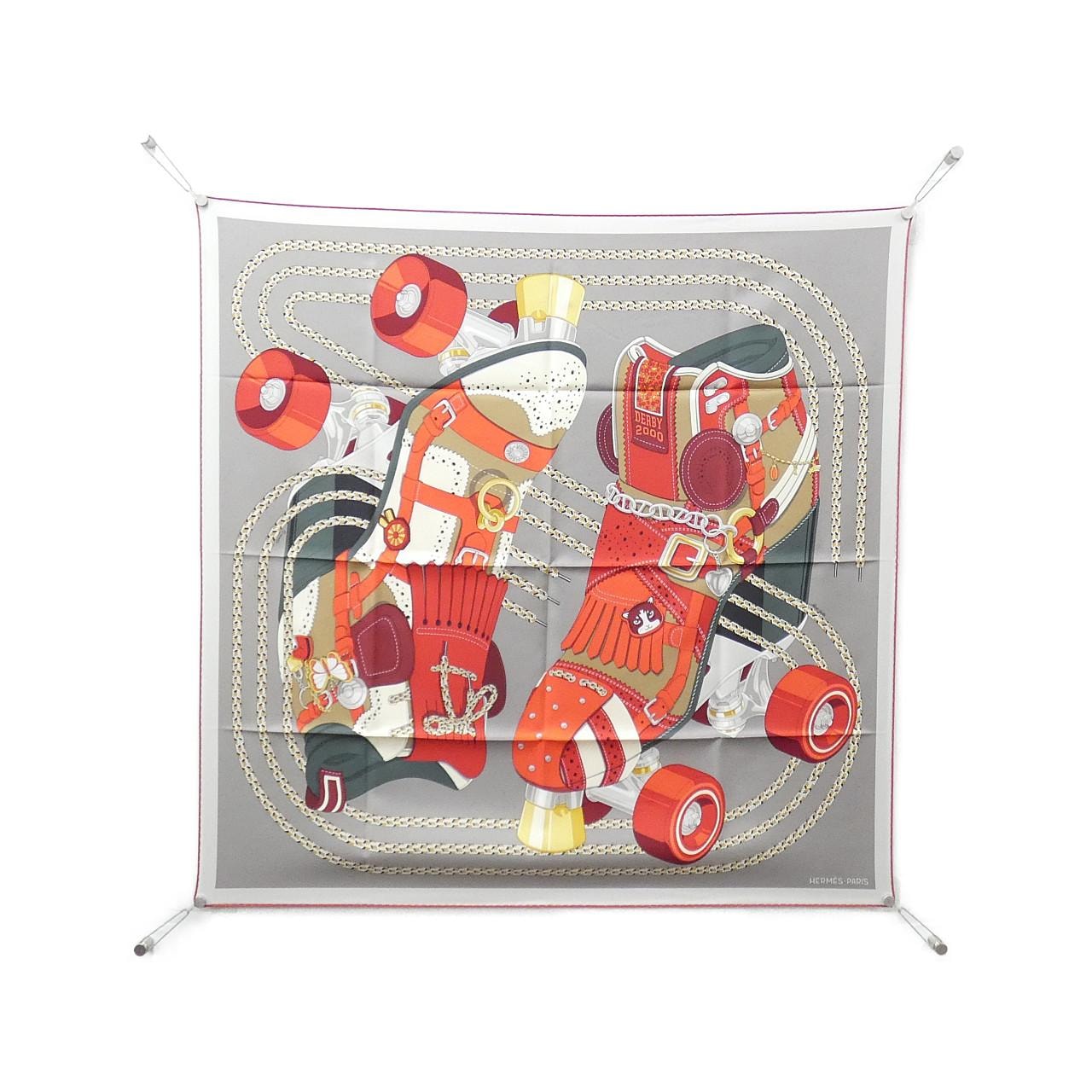 【未使用品】エルメス DERBY 2000 カレ 004366S スカーフ