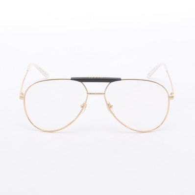 グッチ GUCCI サングラス 衣料品 GP / プラスチック メンズ ゴールド系 / ブラック系 GG0242S1 【新品】