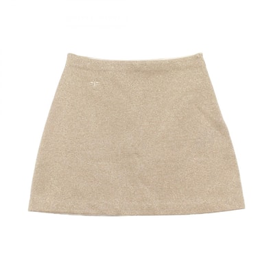 ディオール Dior BEE刺繍 スカート スカート 衣料品 ボトムス レーヨン レディース ゴールド系 【中古】
