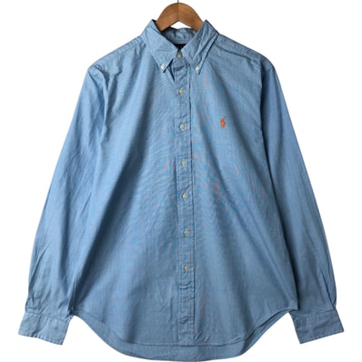 古着 ラルフローレン Ralph Lauren CLASSIC FIT 長袖 ボタンダウンシャツ メンズM相当/eaa549338