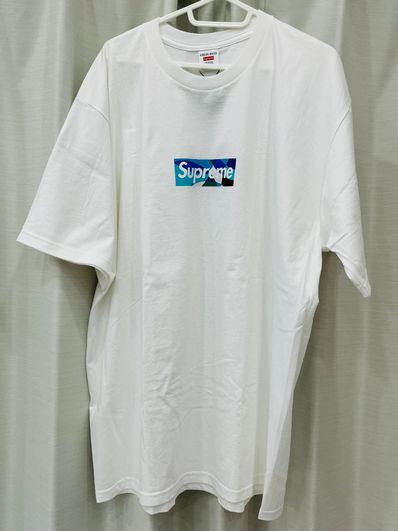 Supreme / Emilio Pucci® Box Logo Tee "White/Blue"