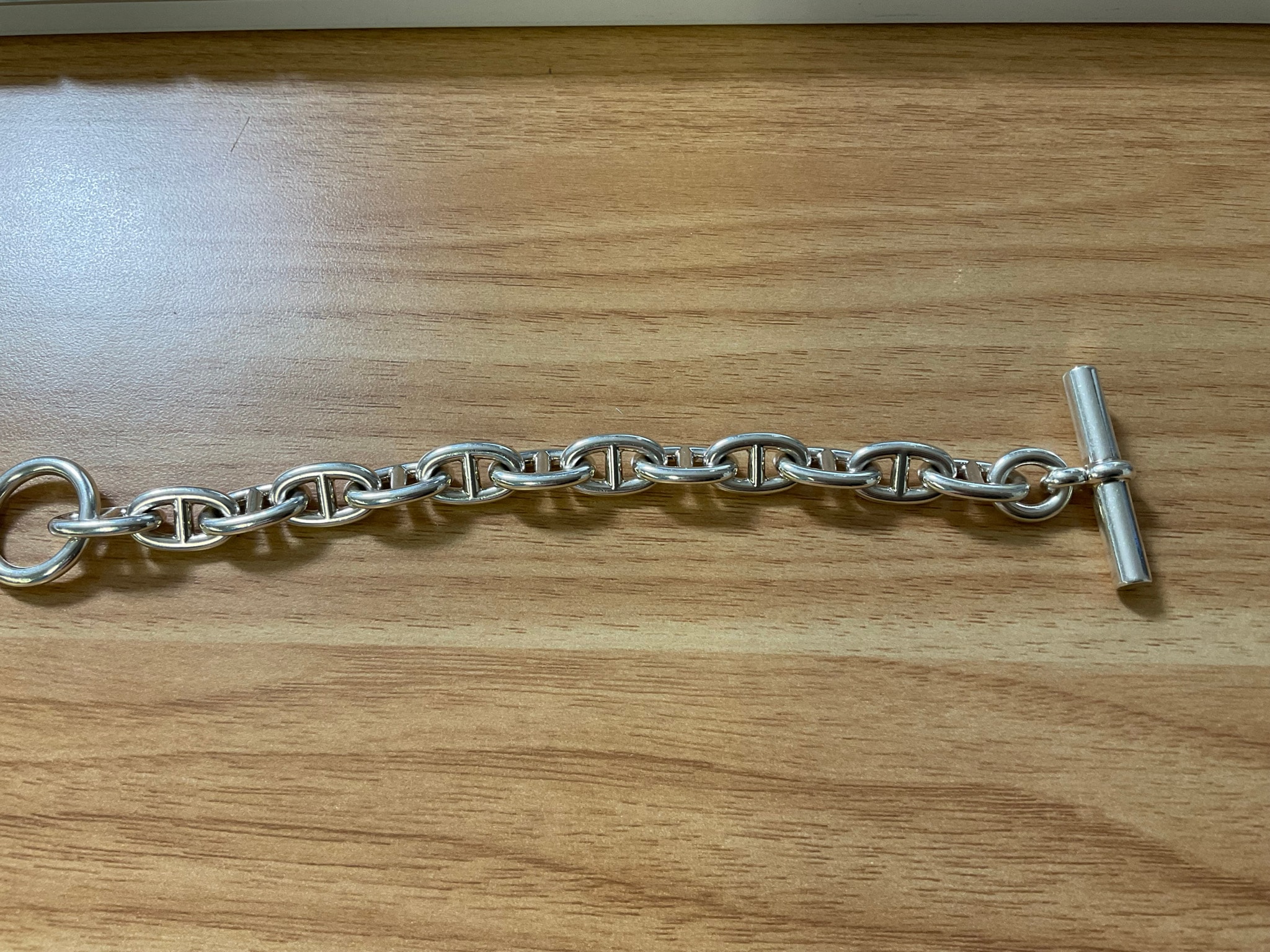Hermes Chaine D'ancre MM Bracelet "Silver"