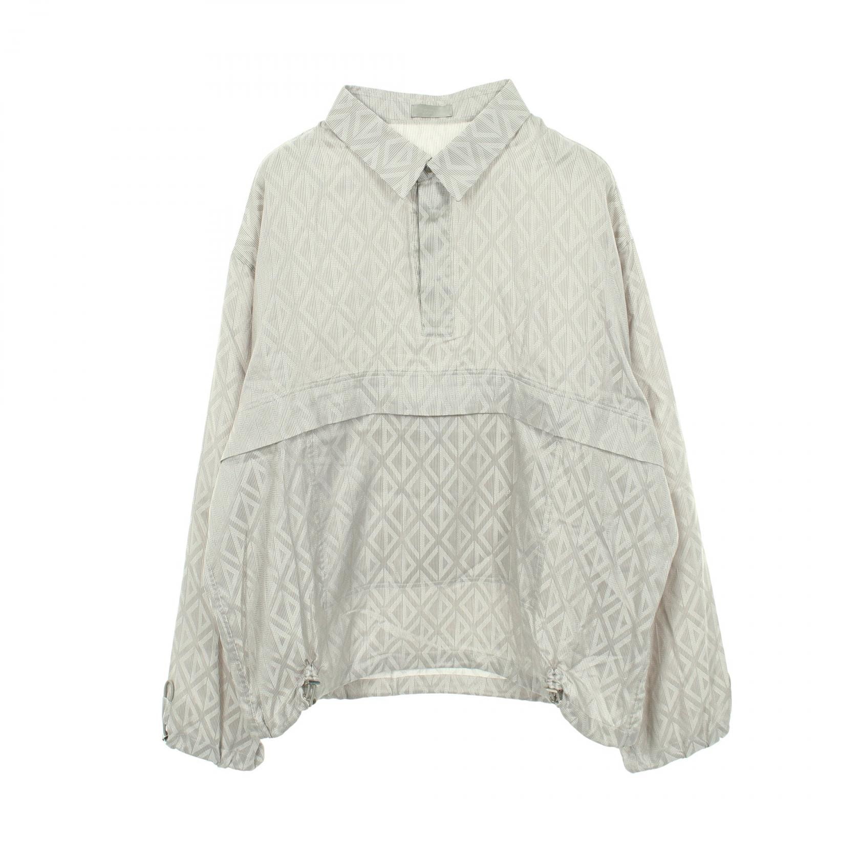 ディオール Dior CDダイヤモンド アノラック プルオーバー 衣料品 トップス コットン シルク メンズ グレー系 【中古】