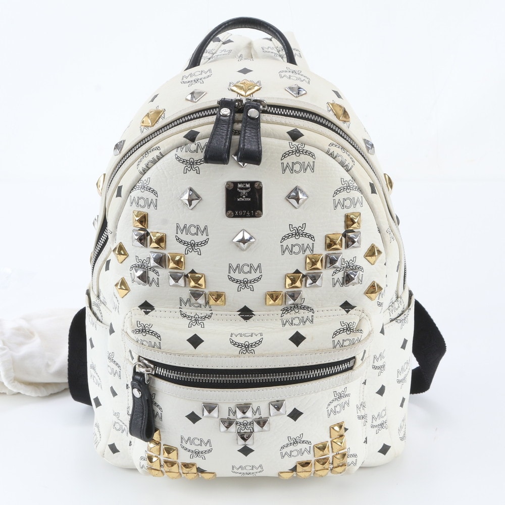 ■美品 MCM エムシーエム ヴィセトススタッズリュックサック