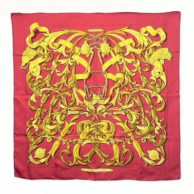 HERMES エルメス カレ90 LE MORS A LA CONETABLE 轡の気品 スカーフ
シルク レッド ユニセックス
【中古】