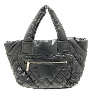 シャネル A48610 ココマーク コココクーン カバン ハンドバッグ