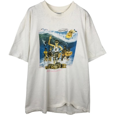 古着 80年代 ヘインズ Hanes REVENGE OF THE NERDS II ナーズの復讐 映画 ムービーTシャツ USA製 メンズXL相当 ヴィンテージ/eaa644444