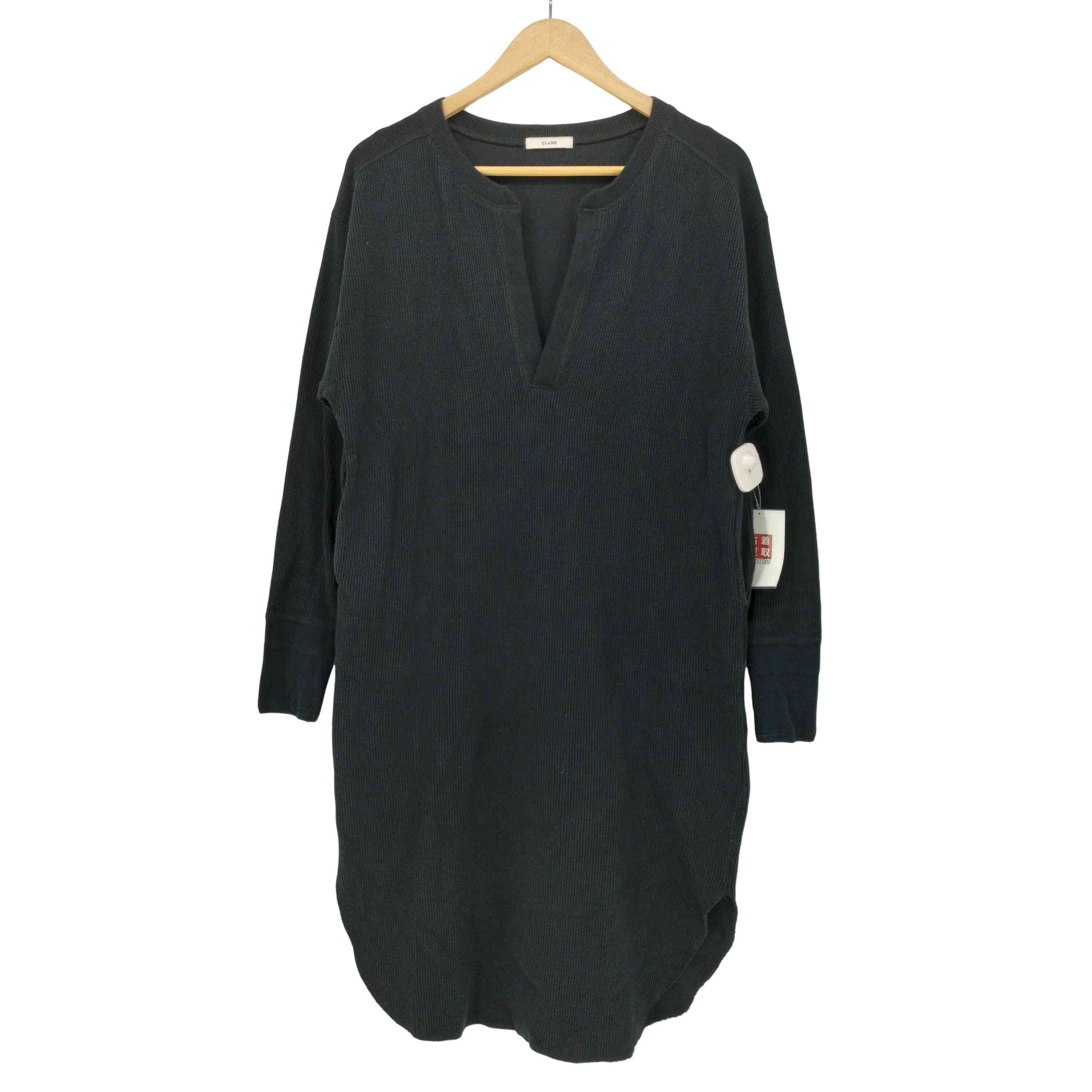 HENRY NECK LONG TOPS ヘンリーネック ロング トップス【1133074243581】