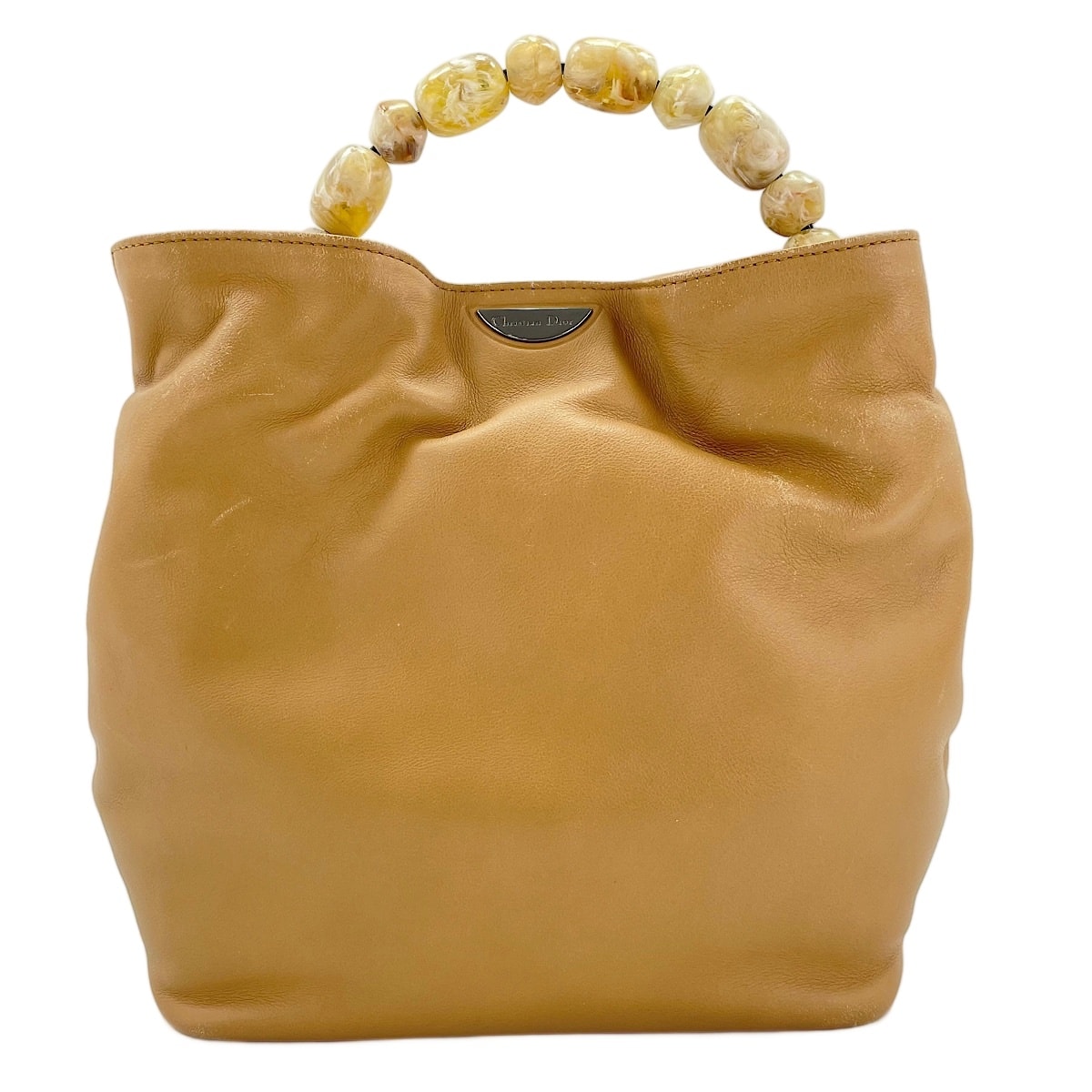 ディオール Dior レザー マリスパール ハンドバッグ【中古】