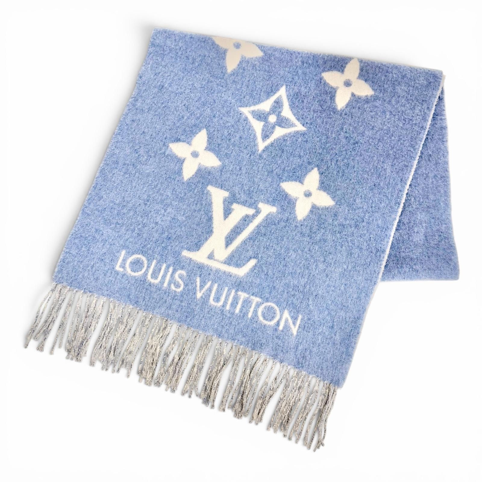 C (やや傷や汚れあり)】LOUIS VUITTON ルイヴィトン スカーフ