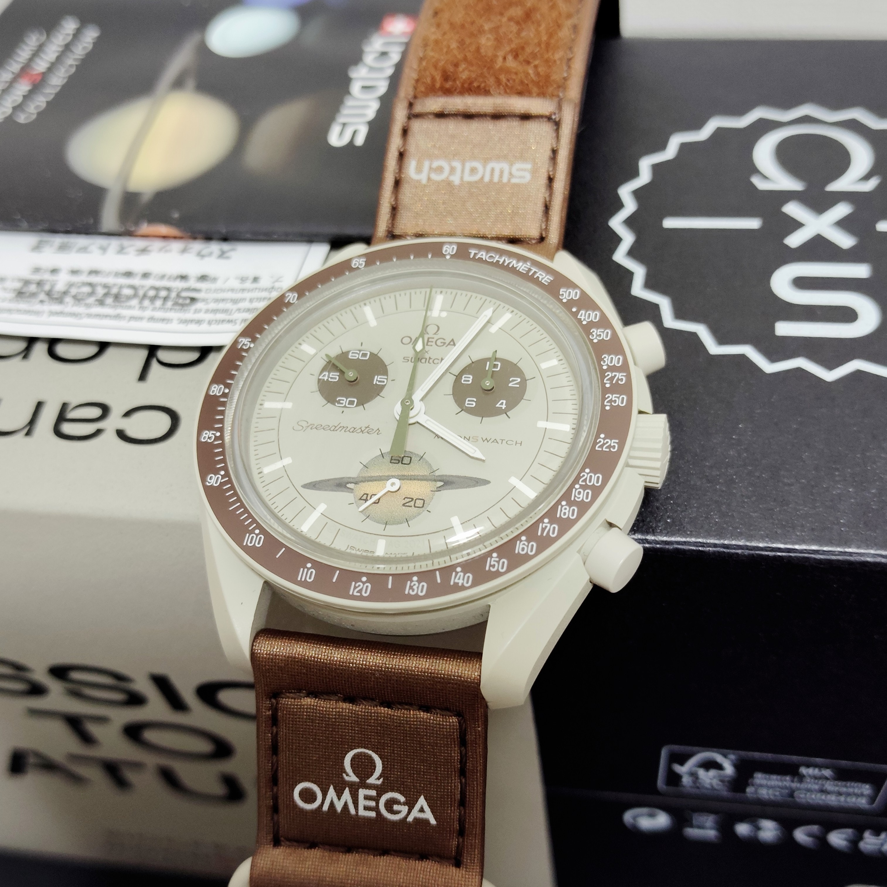 Swatch × Omega Mission to Saturn
