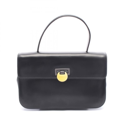 ジバンシィ GIVENCHY ハンドバッグ バッグ レザー レディース ブラック系 【中古】