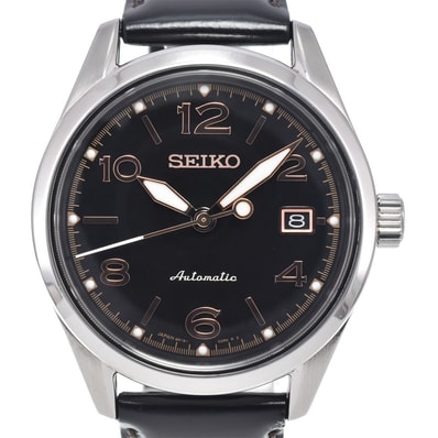 セイコー SEIKO 6R15-03K0/SARX031 プレサージュ 60周年記念 1956本限定 ブラック 自動巻き メンズ 良品 腕時計 M#148291
