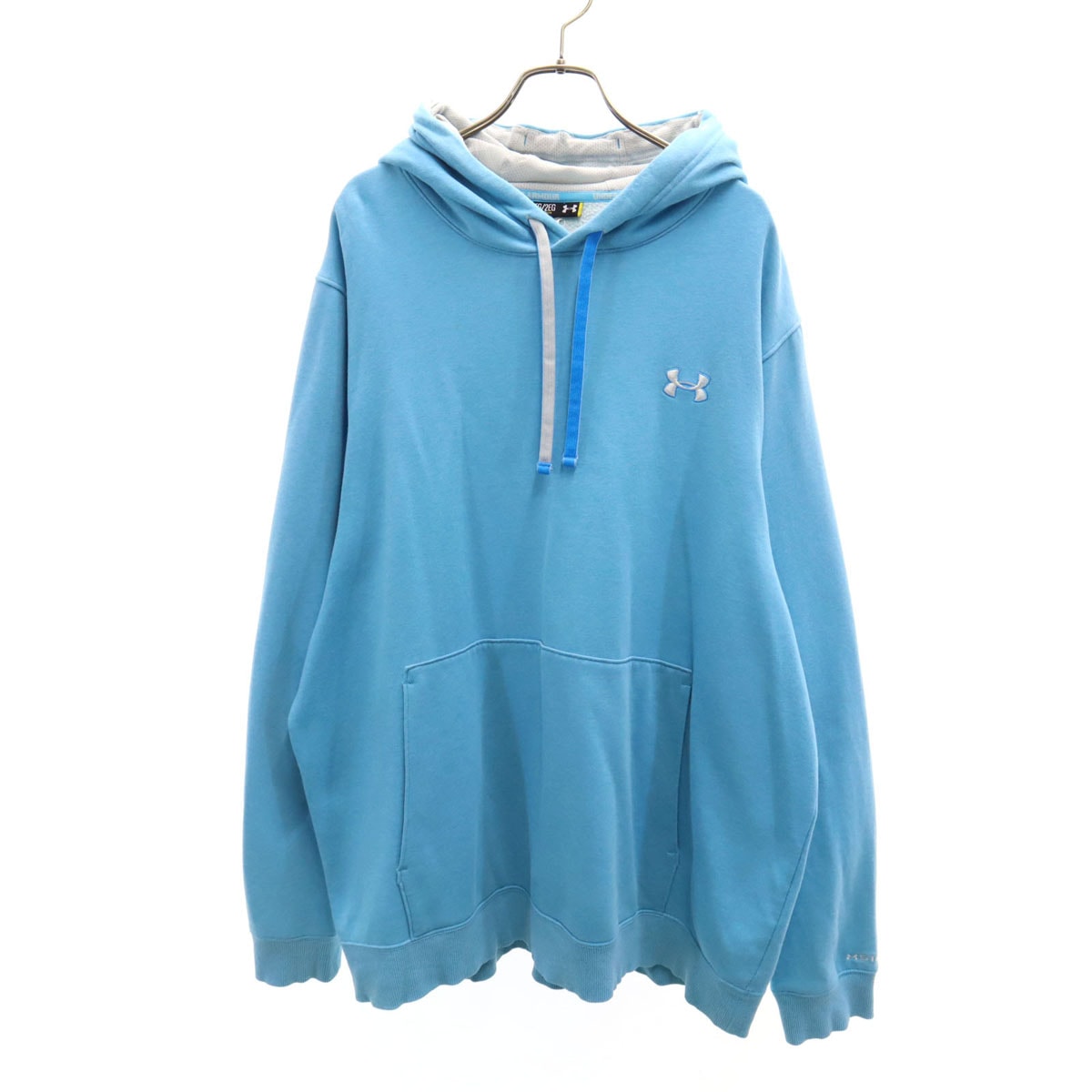 UNDER ARMOUR アンダーアーマー 長袖 スウェットパーカー 2XL ライトブルー