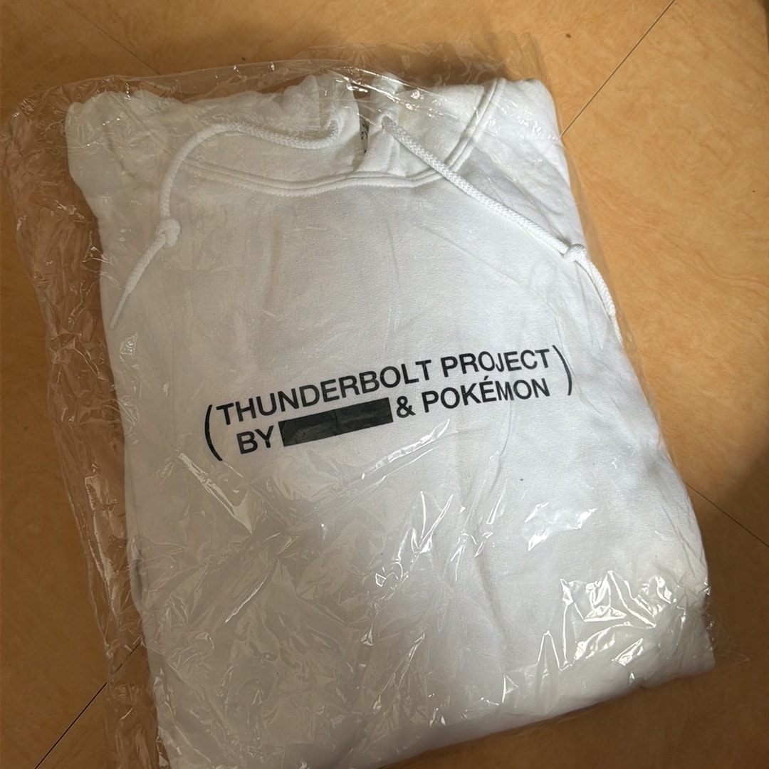 FRAGMENT x POKEMON THUNDERBOLT PROJECT PRINT HOODIE "White"