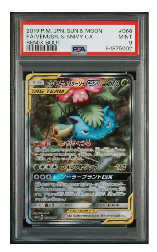 フシギバナ&ツタージャGX SR: SA[SM11a 066/064](強化拡張パック「リミックスバウト」)