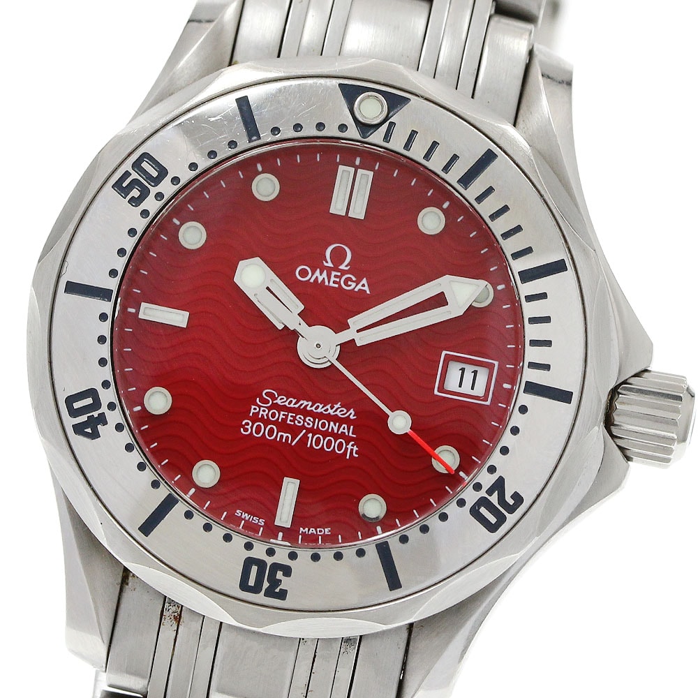 オメガ シーマスター300 丸井限定 2582.61 レディース 【中古】