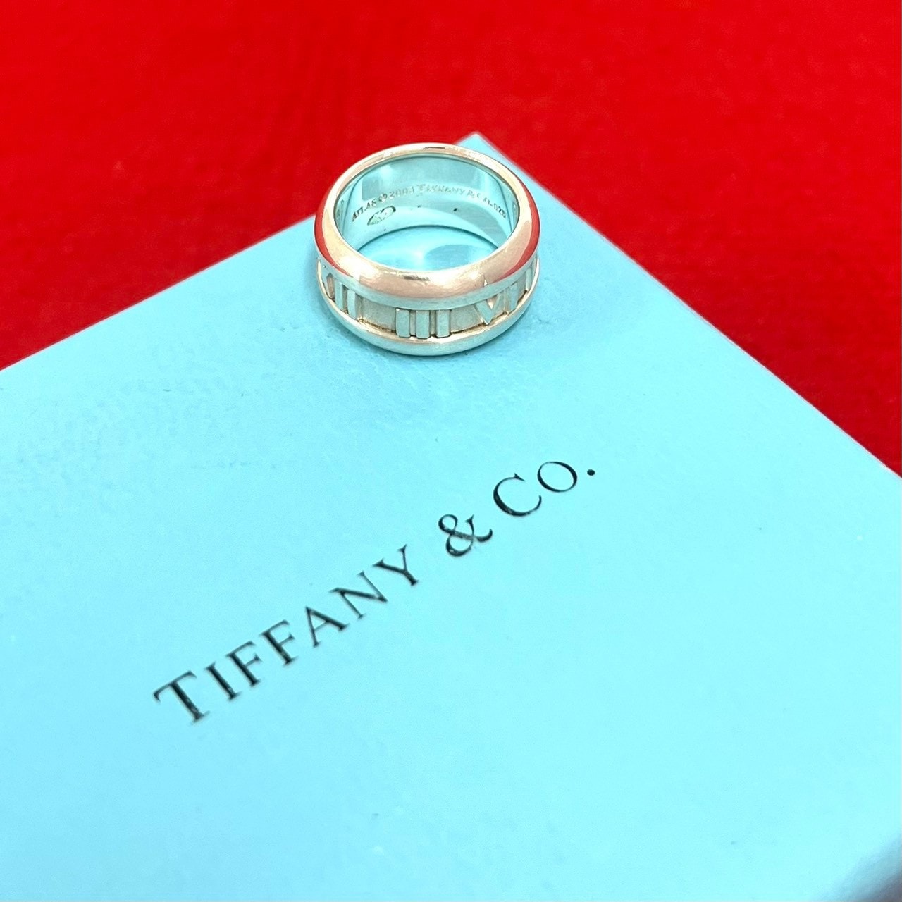 TIFFANY&Co. ティファニー アトラス リング シルバー925 リング・指輪 6号 シルバー
74488