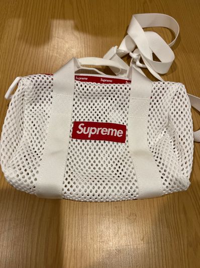 Supreme Mesh Mini Duffle Bag "White" (23SS)