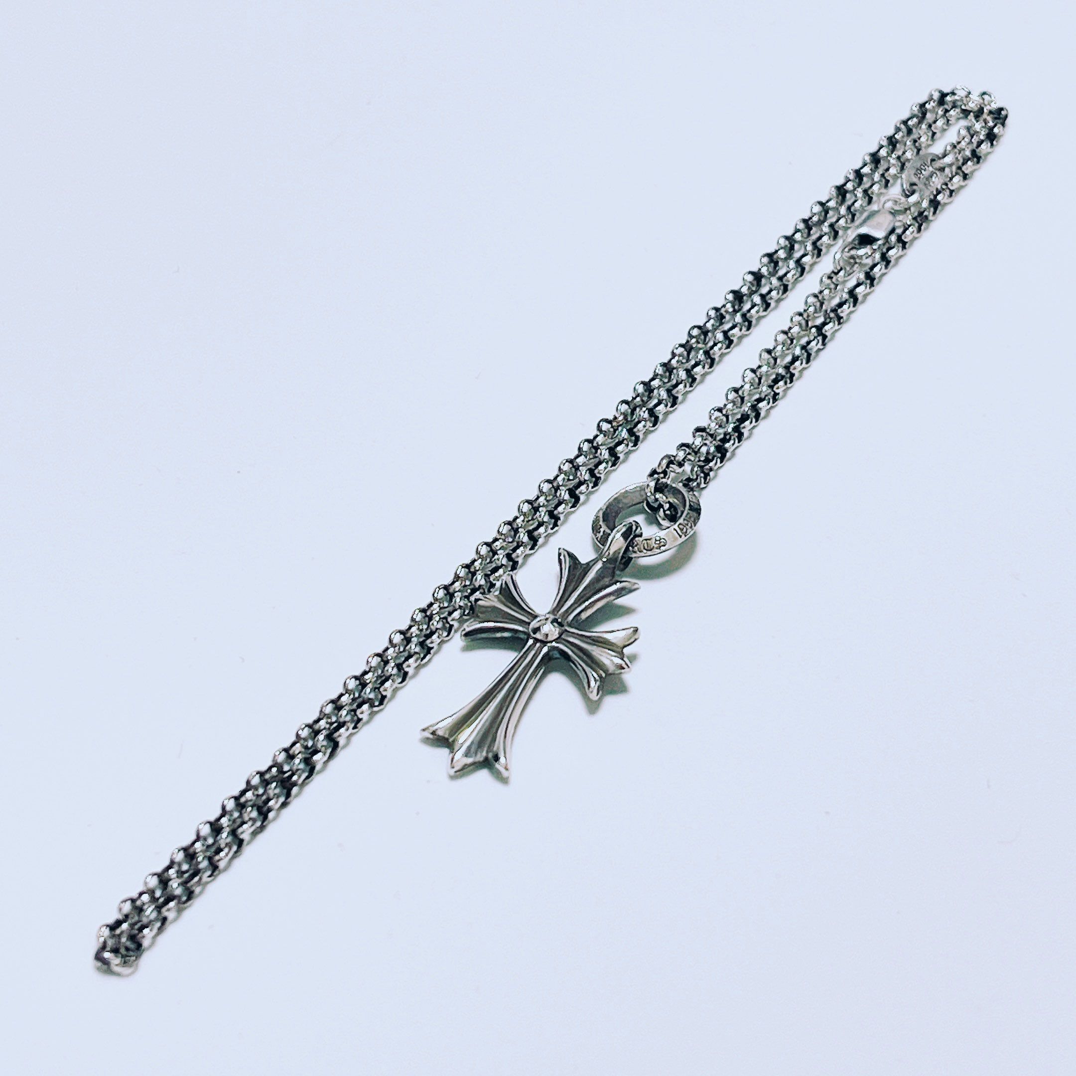 Chrome Hearts Tiny CH Cross Charm "Silver"