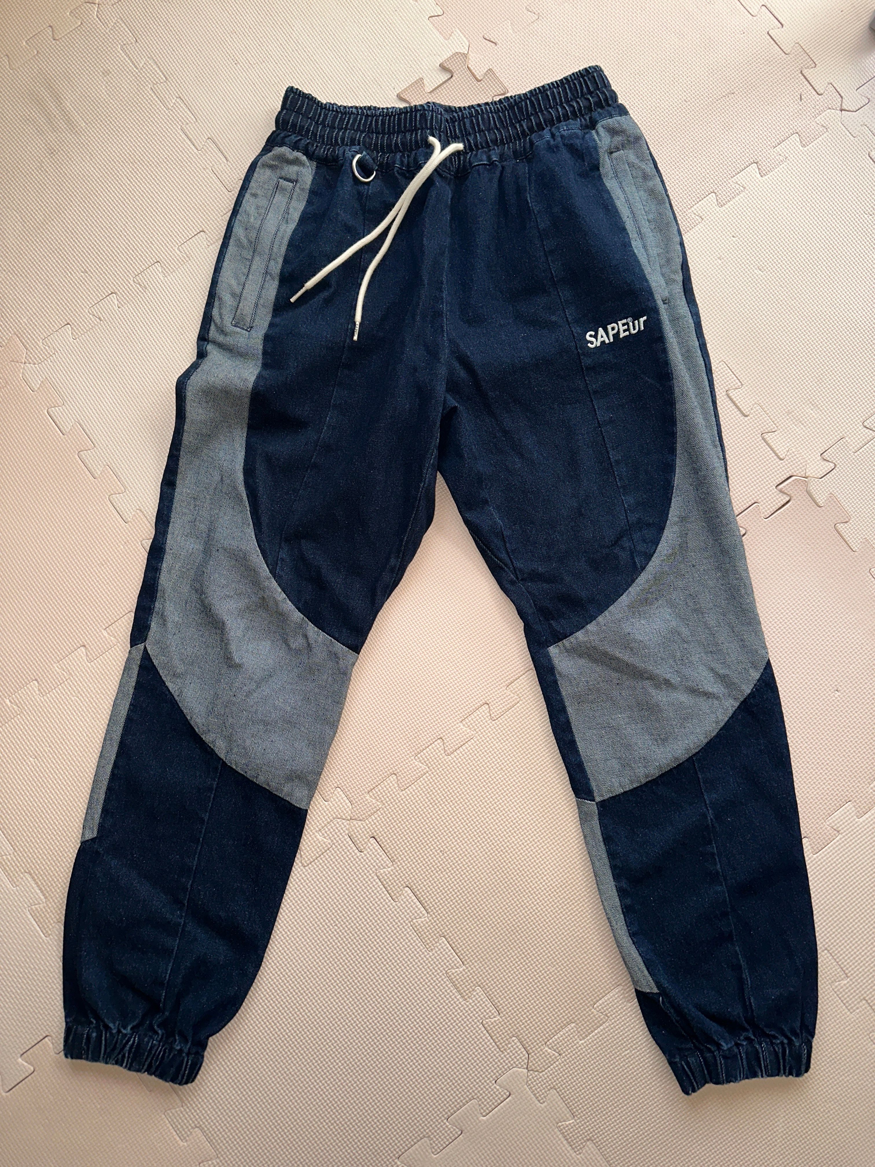 SAPEur DENIM TRACK PANTS "Indigo"