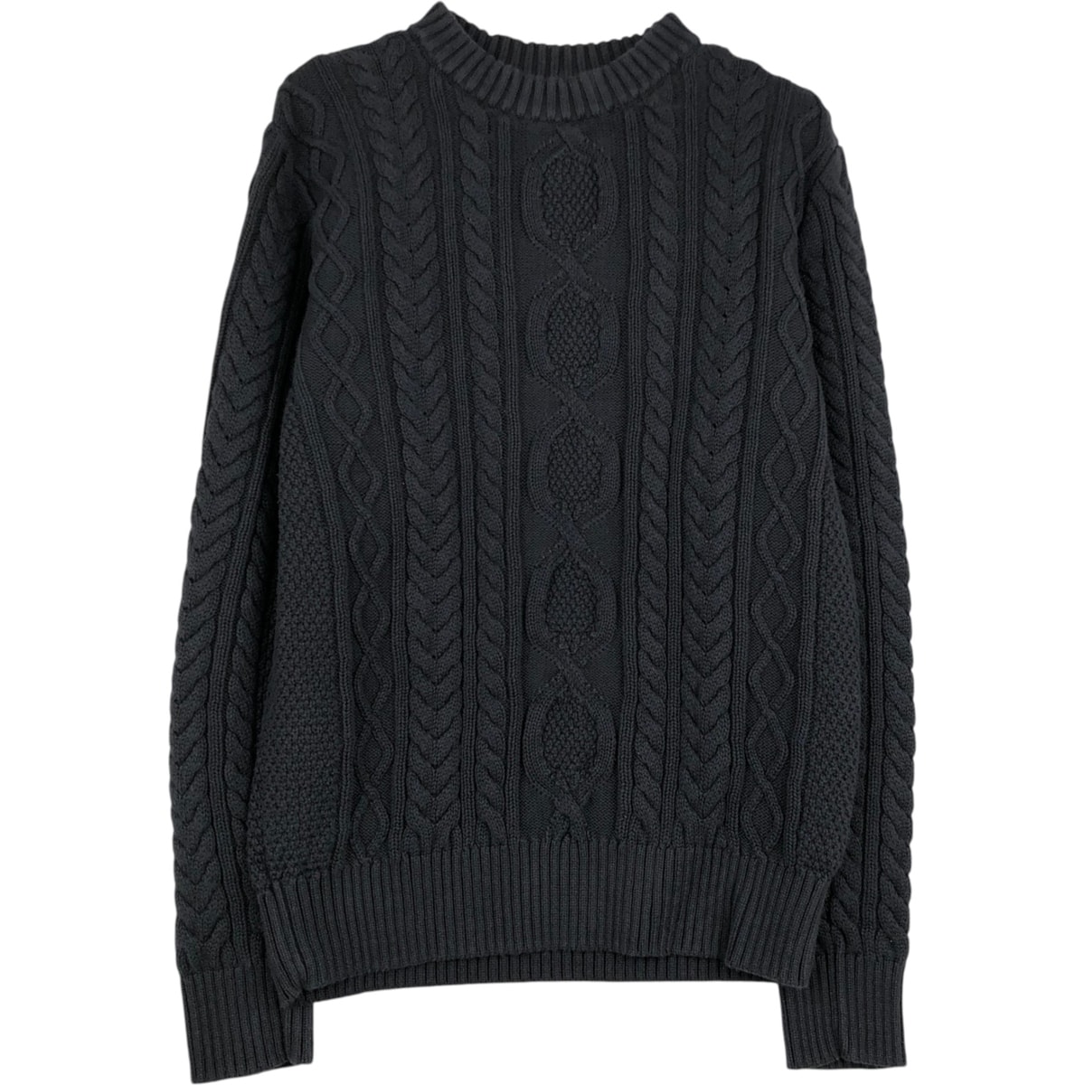 古着 90年代 エルエルビーン L.L.Bean ケーブル編み コットンニットセーター メンズS相当 ヴィンテージ/eaa617799