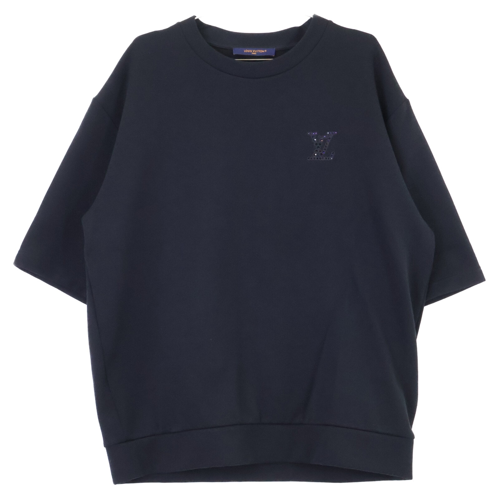 ルイヴィトン 【美品/国内正規/25年製】RM252ME RWC HTY42W LVエンベリッシュド ジャージー 半袖Tシャツ XL