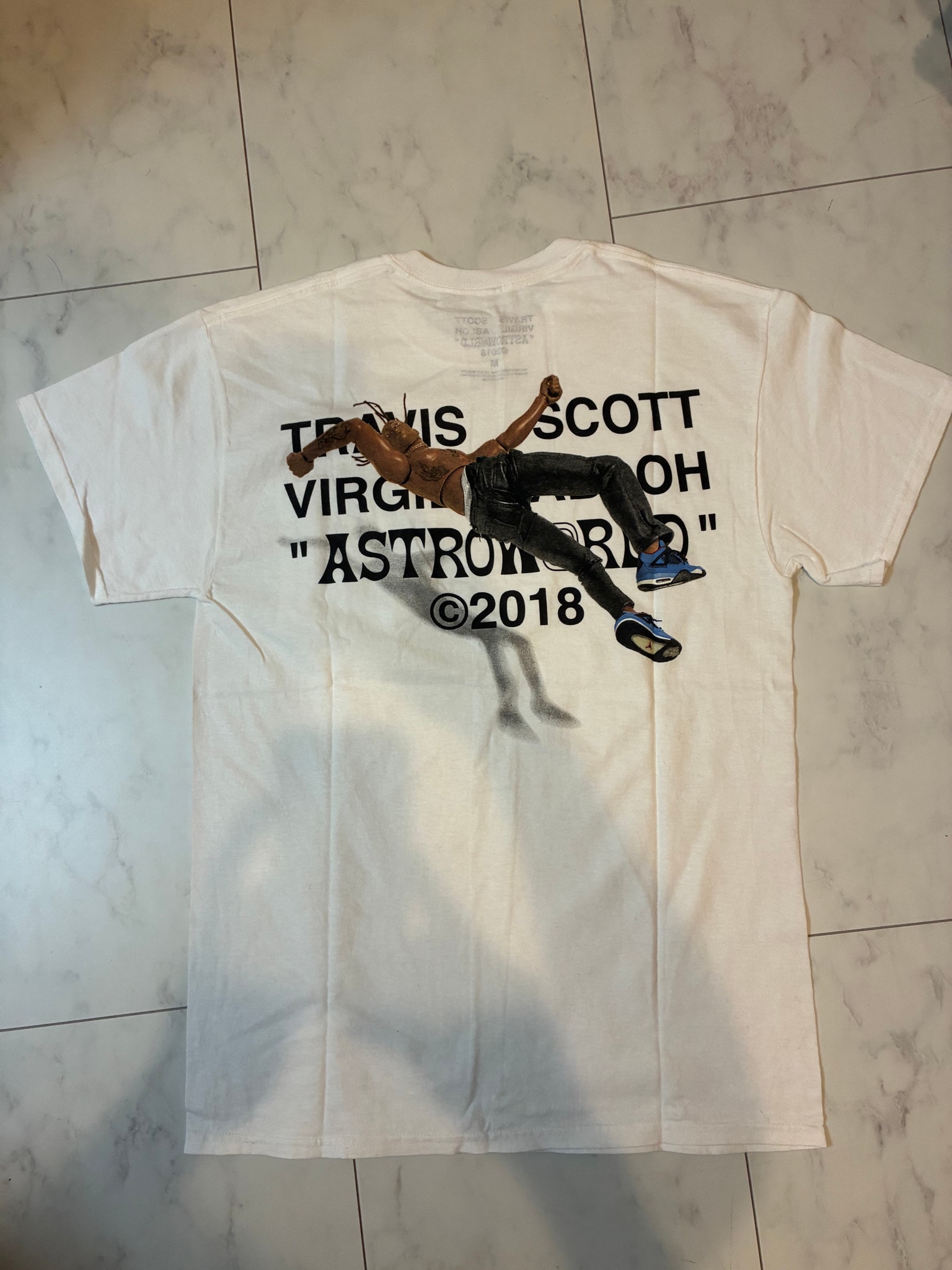 Travis Scott Cactus Jack x Virgil Abloh By A Thread Tee "White"