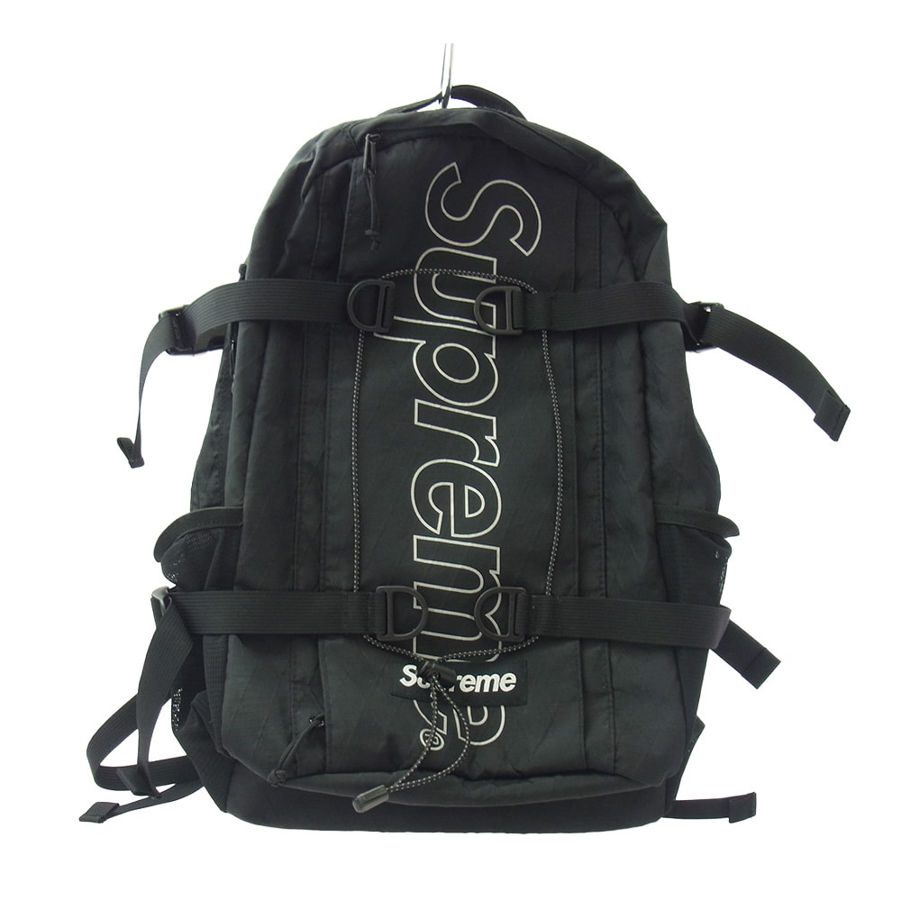 Supreme シュプリーム バックパック 18AW Backpack ボックスロゴ バックパック リュックサック ブラック系【中古】