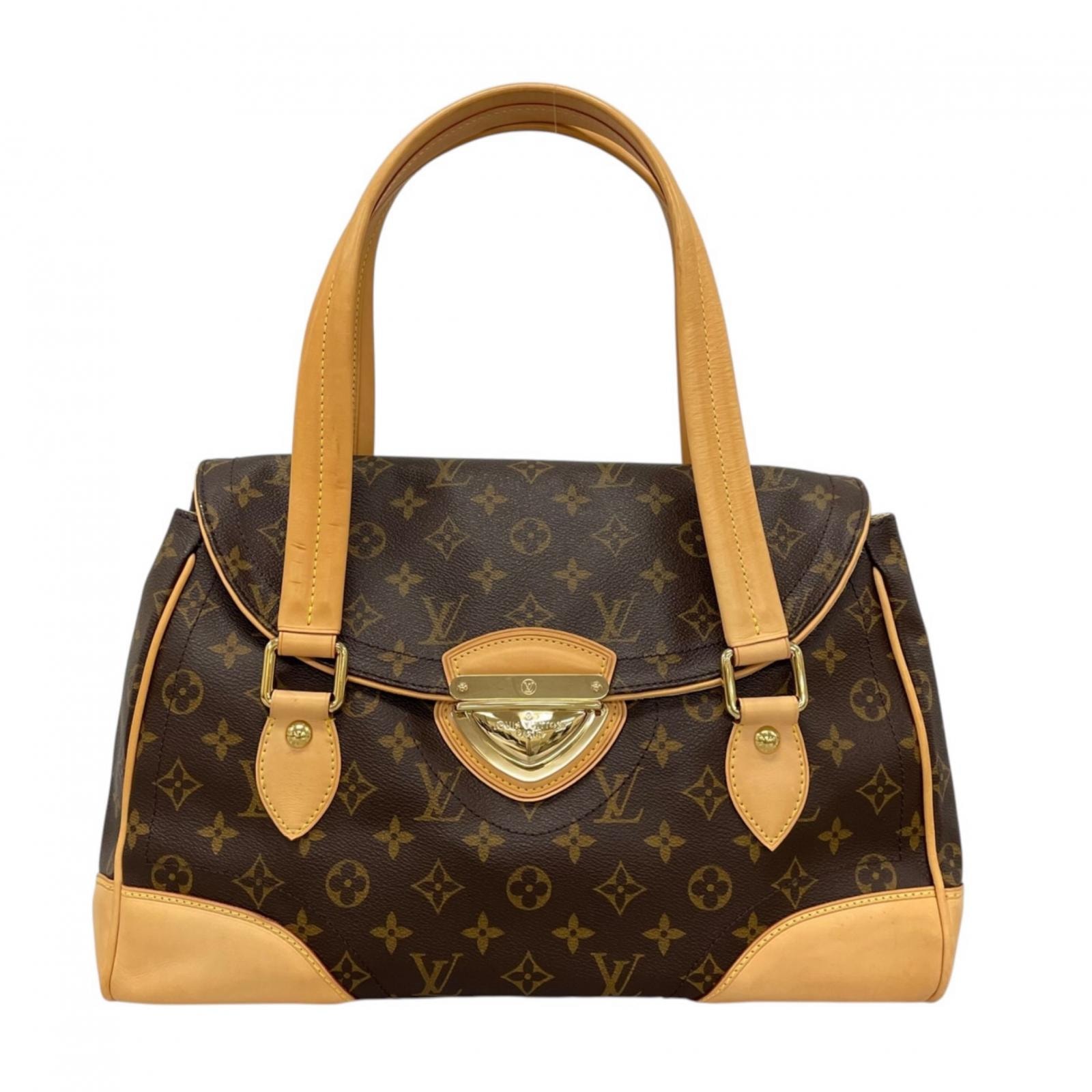 ルイヴィトン ビバリーMM モノグラム ショルダーバッグ モノグラムキャンバス M40121 ブラウン レディース LOUIS VUITTON 中古