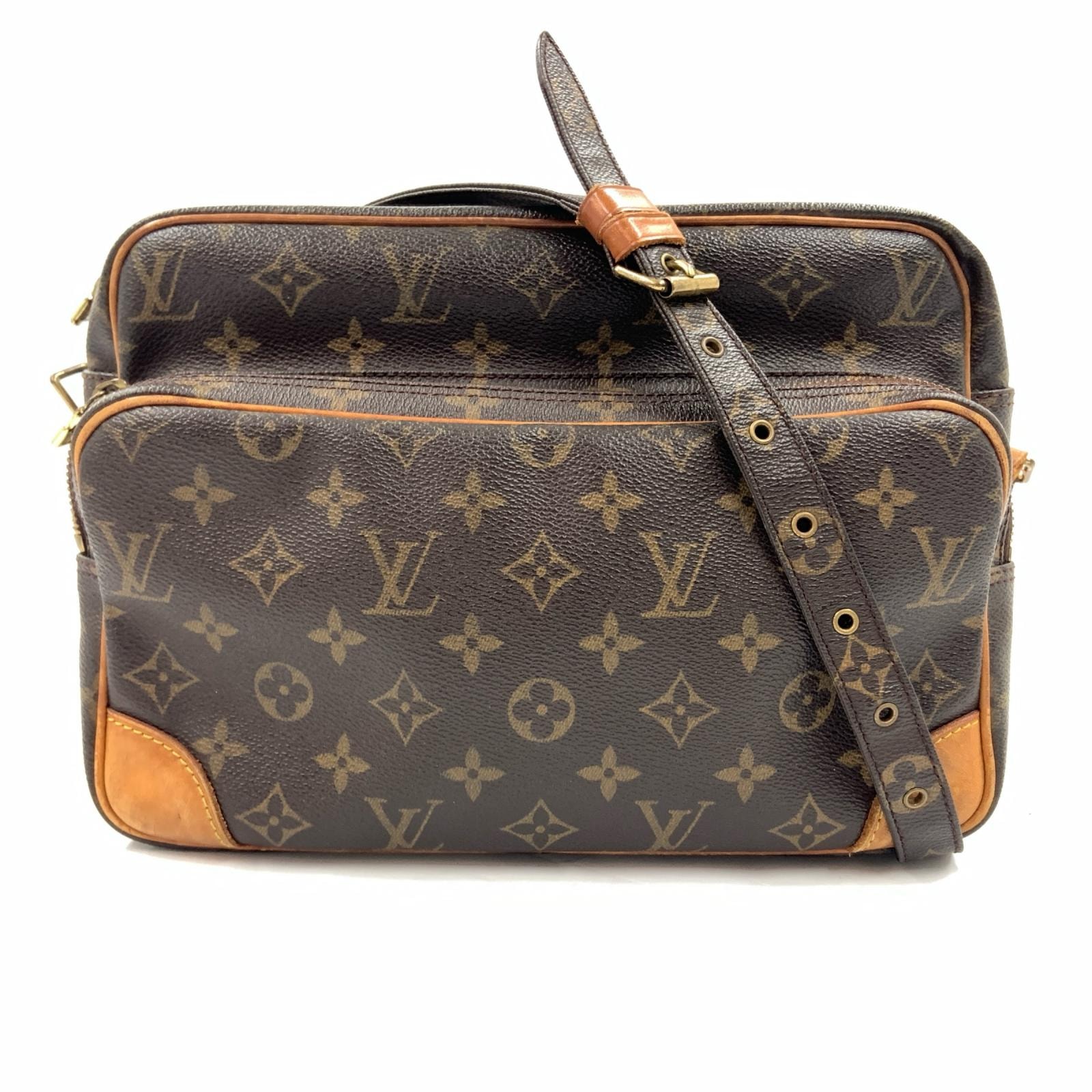 LOUIS VUITTON ルイヴィトン モノグラム ナイル ショルダーバッグ M45244 ブラウン